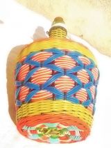 bouteille  scoubidou Viresa , vintage