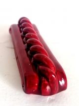 12 Porte-couteaux barbotine 1960 style Vallauris 