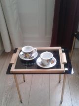 Plateau gravé Art Déco. 