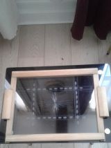 Plateau gravé Art Déco. 