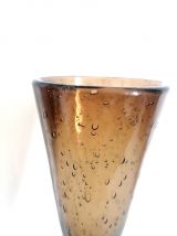 Vase calice , verrerie Biot vers 1960 