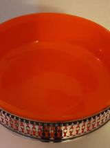 Coupe ancienne en métal argenté ajouré 