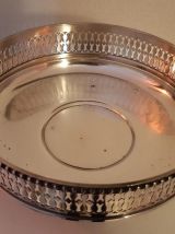 Coupe ancienne en métal argenté ajouré 