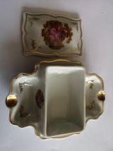 saliere poivriere moutardier porcelaine de Limoges