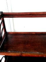 Bibliothèque étagère en rotin 1960 