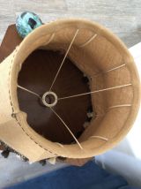 Abat jour vintage 70Très belle abat-jour vintage en toile br