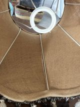 Abat jour vintage 70Très belle abat-jour vintage en toile br