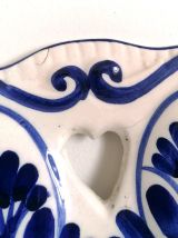 Plat ajouré en céramique style Deruta 