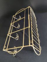 porte-manteaux en métal doré