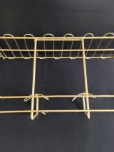 porte-manteaux en métal doré