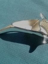 décapsuleur Dauphin en metal argenté, vintage