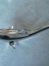 décapsuleur Dauphin en metal argenté, vintage
