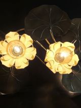 applique murale dorée