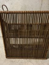 Etagère à épices en rotin années 70