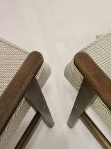 Paire de fauteuils Henryk Lis 300-190 années 1970 retapissée
