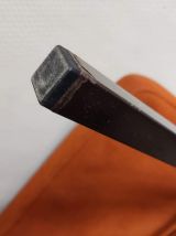 chaises tissu orange vintage