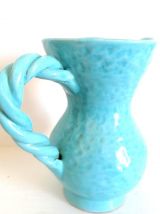 Pichet turquoise au bec pincé ,1960 