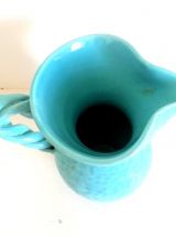 Pichet turquoise au bec pincé ,1960 