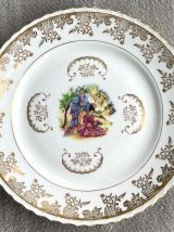 Assiettes plates et de dessert porcelaine de Limoges