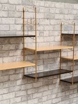 etagere string    1960  beau model original  choco et creme 