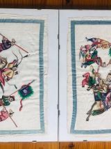 Lot de 7 estampes chinoises fin 19e s.