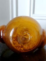 Paire de carafes en verre Biot 