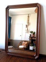 Miroir rectangulaire à pans coupés 