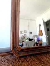 Miroir rectangulaire à pans coupés 