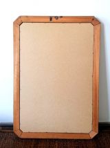 Miroir rectangulaire à pans coupés 