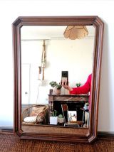 Miroir rectangulaire à pans coupés 