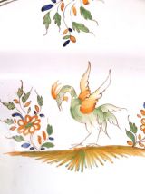 Grand plat en faïence de Moustiers 