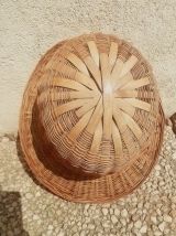 chapeau  en  osier , vintage