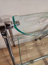 chaises pliantes design métal et plexi