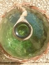 dame jeanne , bonbonne  avec osier