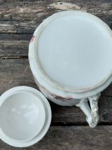  Sucrier art nouveau en porcelaine
