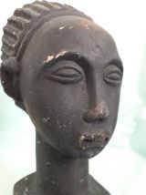 Tête en terre cuite