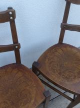 Paire de chaises de bistrot anciennes LUTERMA