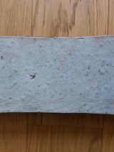 Vide poche rectangulaire en grès pyrité signé