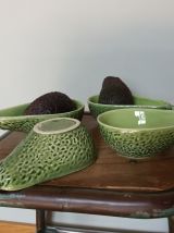 Service 4 coupelles avocat en barbotine