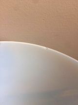 Coupe en opaline piédouche