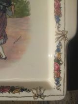 Ancien plateau de service Obernai Sarreguemines (Henri Loux)