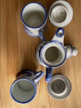 Trio de 3 petites pots céramique d'Italie