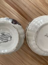 Petit broc et cuvette faïence