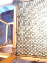 Meuble en rotin à niveaux , porte plantes 