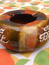 Cendrier publicitaire en céramique cognac Bisquit