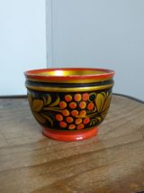 Bol coupelle russe Khokhloma