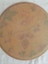 plateau de  service  rond , vintage