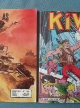 lot  de  6 comics , BD, vintage 