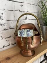 Théïere en cuivre antique