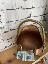 Théïere en cuivre antique